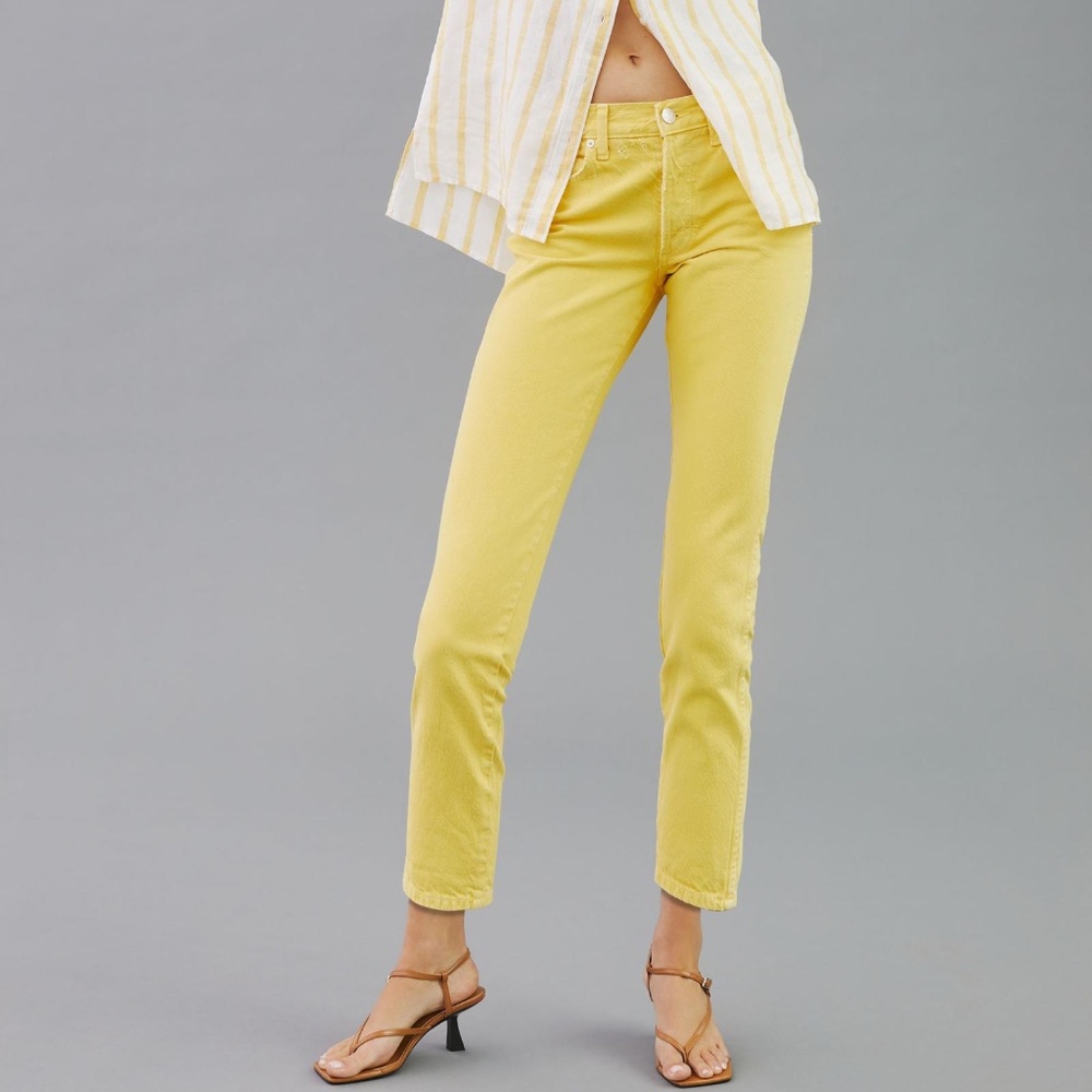 AMO Tomboy crop straight jeans 26